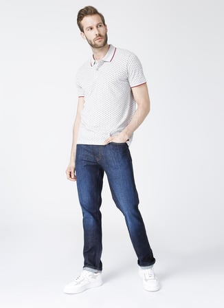 Texas Slim Fit Normal Bel Denim Esnek Jean Kot Pantolon