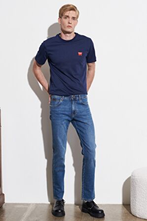 Arizona Straight Fit Normal Bel Denim Esnek Jean Kot Pantolon