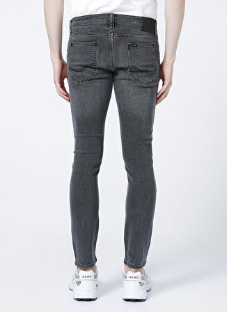 Luke Slim Tapered Dar Kesim Düşük Bel Antrasit Esnek Jean Kot Pantolon