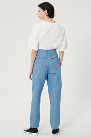 Stella Tapered Fit Denim Esnek Jean Kot Pantolon