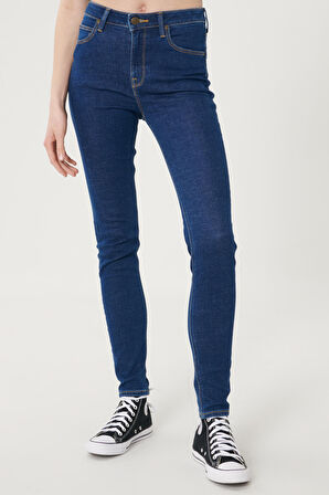 Scarlett High Skinny Fit Denim Esnek Jean Kot Pantolon