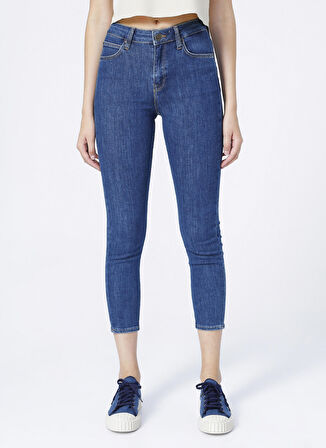 Scarlett High Skinny Fit Denim Esnek Jean Kot Pantolon