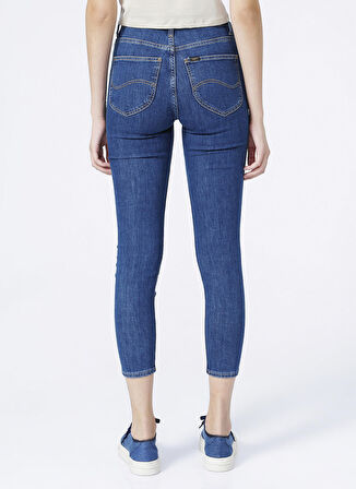 Scarlett High Skinny Fit Denim Esnek Jean Kot Pantolon