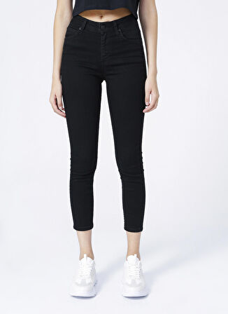 Scarlett High Skinny Fit Denim Esnek Jean Kot Pantolon