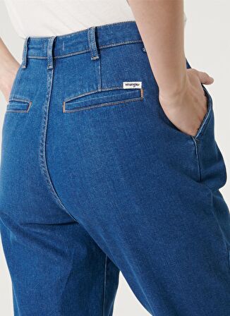 Mom Denim Esnek Jean Kot Pantolon