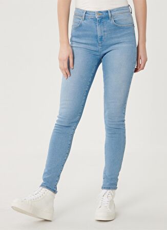 High Rise Skinny Fit Denim Esnek Yüksek Bel Jean Kot Pantolon