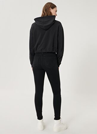 Wrangler Yüksek Bel Skinny Fit Siyah Kadın Denim Pantolon W27HLX023