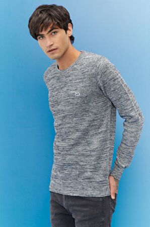 Regular Fit Normal Kesim Sıfır Yaka Triko