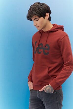 Regular Fit Normal Kesim %100 Pamuk Kapüşonlu Sweatshirt