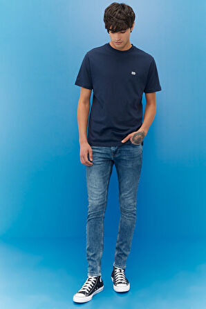 Regular Fit Normal Kesim Sıfır Yaka %100 Pamuk Tişört