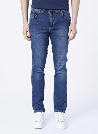 Wrangler  Slim Fit Mavi Erkek Denim Pantolon W12SAO67S-400_Texas Slim