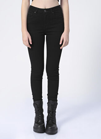 Lee Yüksek Bel Skinny Fit Siyah Kadın Denim Pantolon L626002001