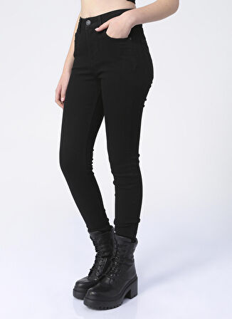 Lee Yüksek Bel Skinny Fit Siyah Kadın Denim Pantolon L626002001