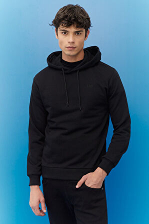 Regular Fit Normal Kesim Kapüşonlu Sweatshirt