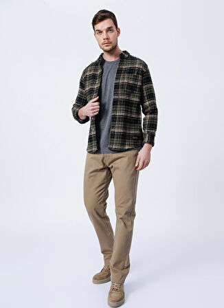 Extreme Motion Slim Fit Dar Kesim Normal Bel Kahve Esnek Pantolon