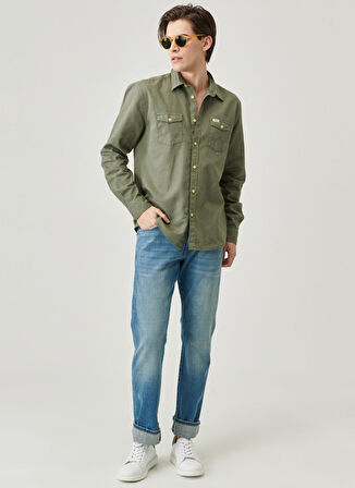 Wrangler  Slim Fit Lacivert Erkek Denim Pantolon W12S005410_TEXAS