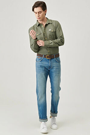 Texas Slim Fit Normal Bel Denim Esnek Jean Kot Pantolon