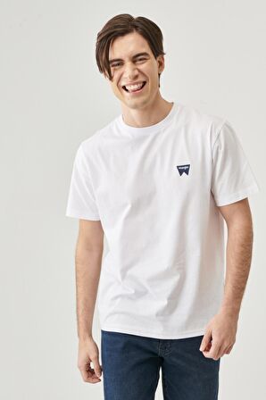 Regular Fit Normal Kesim Sıfır Yaka %100 Pamuk Logolu Tişört