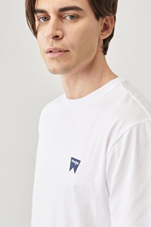 Regular Fit Normal Kesim Sıfır Yaka %100 Pamuk Logolu Tişört