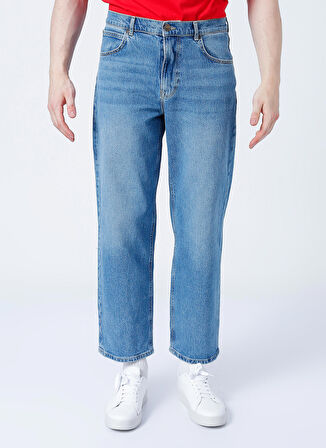 Asher Loose Fit Rahat Kesim Normal Bel Esnek Jean Kot Pantolon