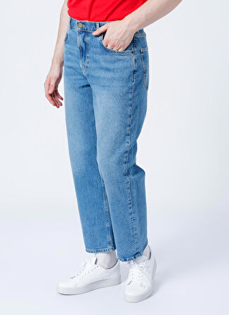 Asher Loose Fit Rahat Kesim Normal Bel Esnek Jean Kot Pantolon