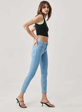 Ivy Super Skinny Fit Dar Kesim Çok Yüksek Bel Esnek Jean Kot Pantolon