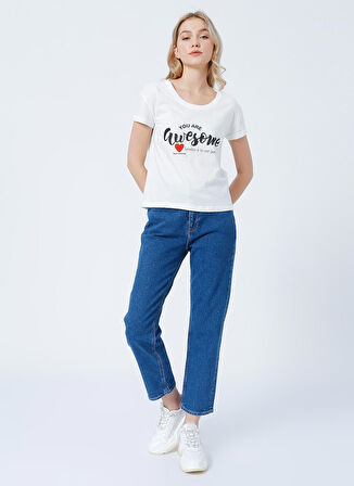 Carol Regular Straight Fit Yüksek Bel Esnek Jean Kot Pantolon