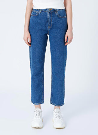Carol Regular Straight Fit Yüksek Bel Esnek Jean Kot Pantolon