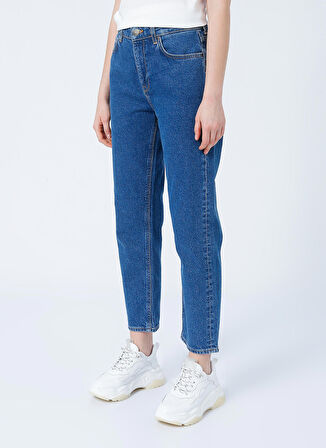 Carol Regular Straight Fit Yüksek Bel Esnek Jean Kot Pantolon