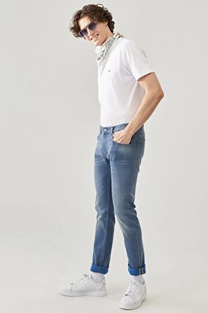Luke Slim Tapered Esnek Jean Kot Pantolon