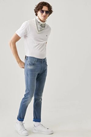 Luke Slim Tapered Esnek Jean Kot Pantolon