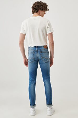 Malone Skinny Fit Normal Bel Denim Esnek Jean Kot Pantolon