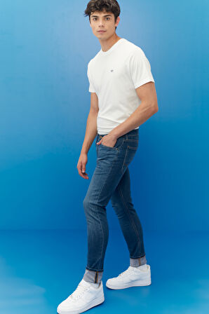 Luke Slim Tapered Esnek Jean Kot Pantolon