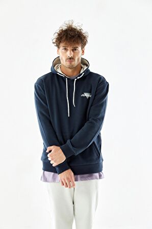 Erkek Lacivert Sweatshirt ( Model Kodu : J222128410 )