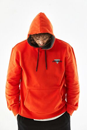 Erkek Turuncu Sweatshirt