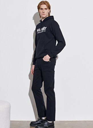 Wrangler Siyah Erkek Denim Pantolon W12S016100 Texas Slim Jean Pant