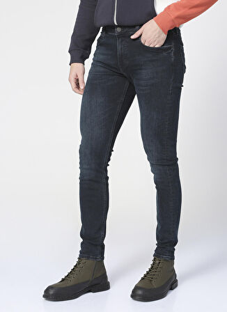 Malone Skinny Fit Normal Bel Denim Esnek Jean Kot Pantolon