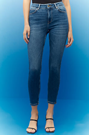 Forever Skinny Fit Dar Kesim Yüksek Bel Jean Kot Pantolon