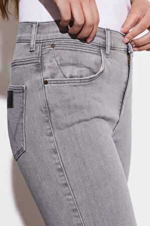 Skinny Fit Dar Kesim Yüksek Bel Esnek Jean Kot Pantolon