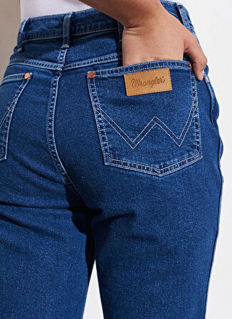 Wild West Fit Yüksek Bel Düz Paça Esnek Jean Kot Pantolon