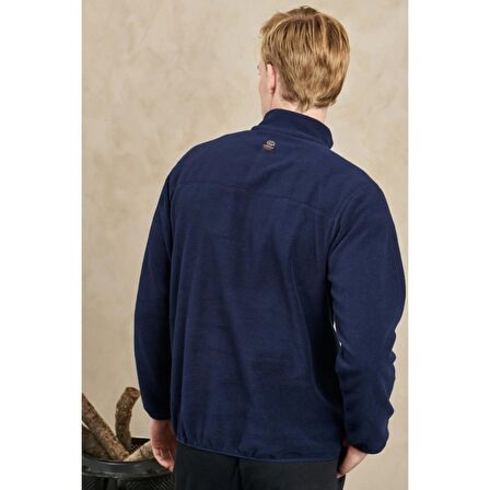 All Terrain Gear Regular Fit Yarım Fermuarlı Lacivert Polar