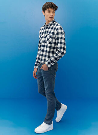 Daren Regular Straight Fit Normal Bel Esnek Jean Kot Pantolon