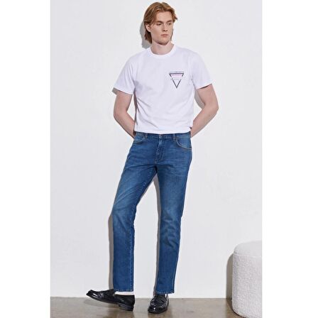 Wrangler Düşük Bel Regular Straight Erkek Denim Pantolon W15Q5915I Greensboro Jean Pantolon
