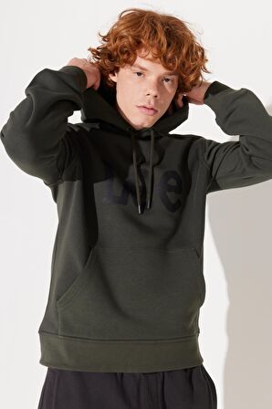 Regular Fit Normal Kesim %100 Pamuk Kapüşonlu Sweatshirt