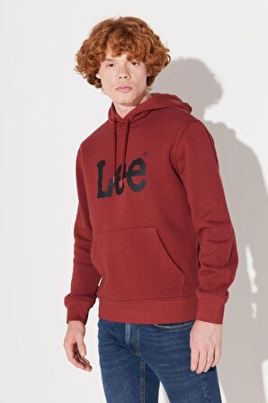Regular Fit Normal Kesim %100 Pamuk Kapüşonlu Sweatshirt