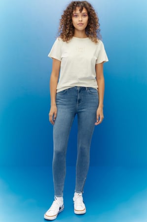Scarlett Skinny Fit Dar Kesim Yüksek Bel Esnek Jean Kot Pantolon