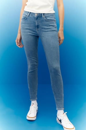 Scarlett Skinny Fit Dar Kesim Yüksek Bel Esnek Jean Kot Pantolon