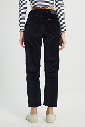 Carol Cropped Straight Fit Yüksek Bel Esnek Jean Kot Pantolon