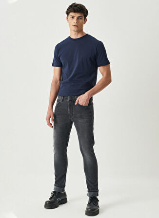 Riders By Lee Kansas Slim Fit Normal Bel Antrasit Esnek Jean Kot Pantolon