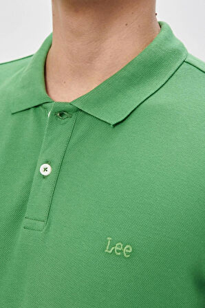 Lee Polo Yaka Turkuaz Erkek T-Shirt L211810303_Polo Yaka Tişört